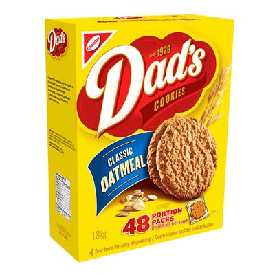 DAD's Biscuits à l’Avoine - Oatmeal Cookies (1x48 packs of 2)