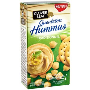 CLOVER LEAF Gueulethon Hummus Snacks (1x12x90g)