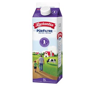 LACTANTIA Lait / Milk 1% (1L Carton)