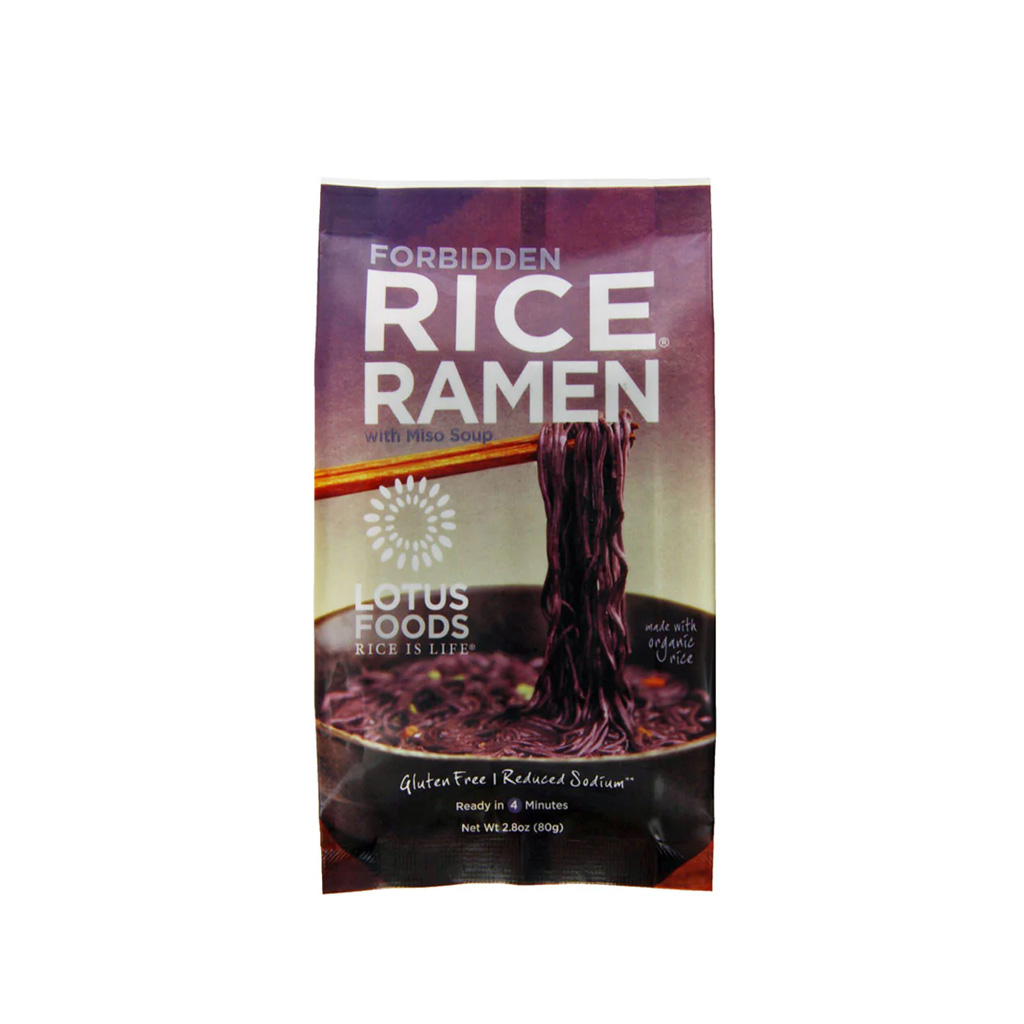 LOTUS- Org. Forbidden Rice Ramen White Miso Soup (1x10x80g)