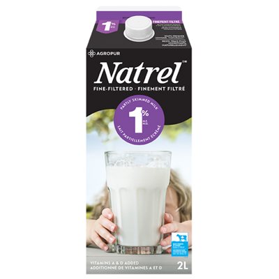 NATREL [QC / ON] Lait / Milk 1% (2L Carton)