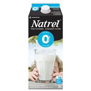 NATREL [QC] Lait écréme / Skim Milk 0% (2L Carton)