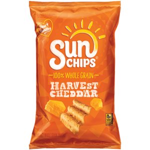 SUNCHIPS Harvest Cheddar Whole Grain Snacks (1x40x40g)