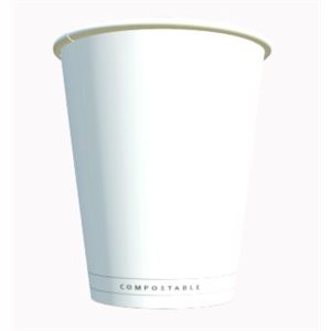 LIG Cup 8oz To Go PLA White [1x1000] 10061790001735