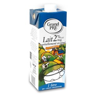 Grand Pré Milk 2% - UHT