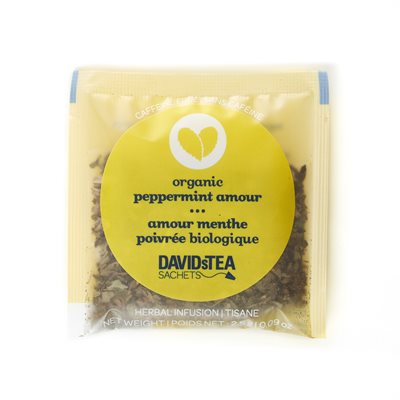 DAVIDsTEA Organic Peppermint Amour Tea