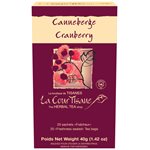 LA COURTISANE Thé Canneberge - Cranberry Tea (80CT)