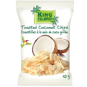 KING ISLAND Croustilles Roasted Coconut Chips (1x24x40g)