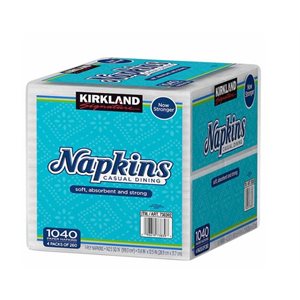 Kirkland Signature Napkin, 1-Ply (260-count, 4-pack)