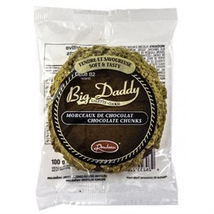 BIG DADDY Biscuits aux Morceaux de Chocolate Chunk Cookies (1x8x100g)