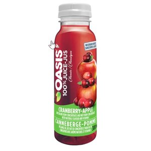 OASIS Jus Canneberge et Pomme-Cranberry Apple Juice (1x24x300ml)