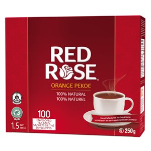 RED ROSE Thé Orange Pekoe Tea (100CT)