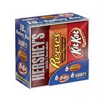 HERSHEY'S Barres de Chocolat Variées - Chocolate Bars Variety Pack (1x18bars)