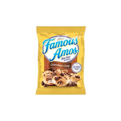 FAMOUS AMOS Biscuits Pépites de Chocolat - Mini Chocolate Chip Cookies (1x30x56g)