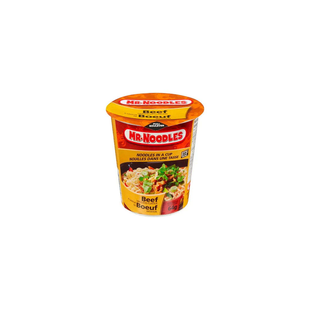 Mr. Noodles Beef Noodles Cup Soup