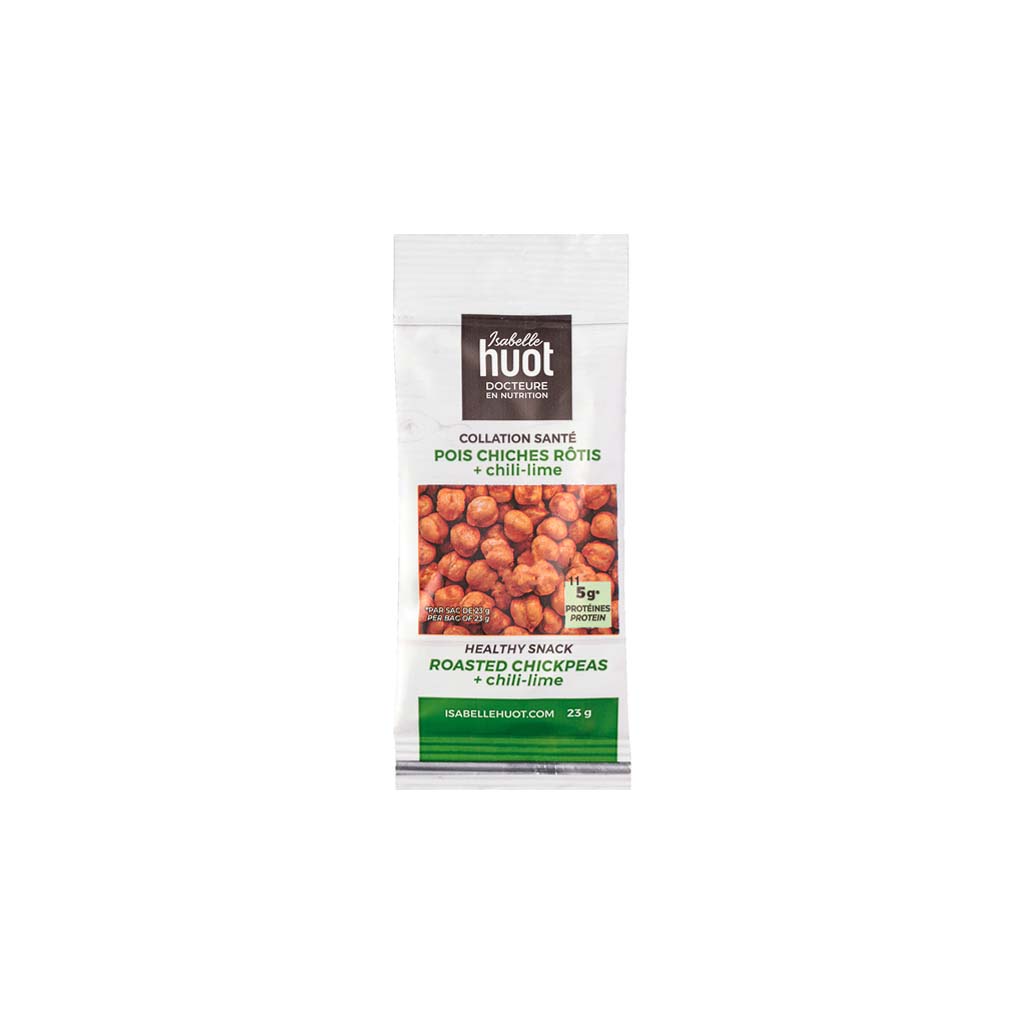 ISABELLE HUOT - Roasted chickpeas, Chili-lime, 20 sachets