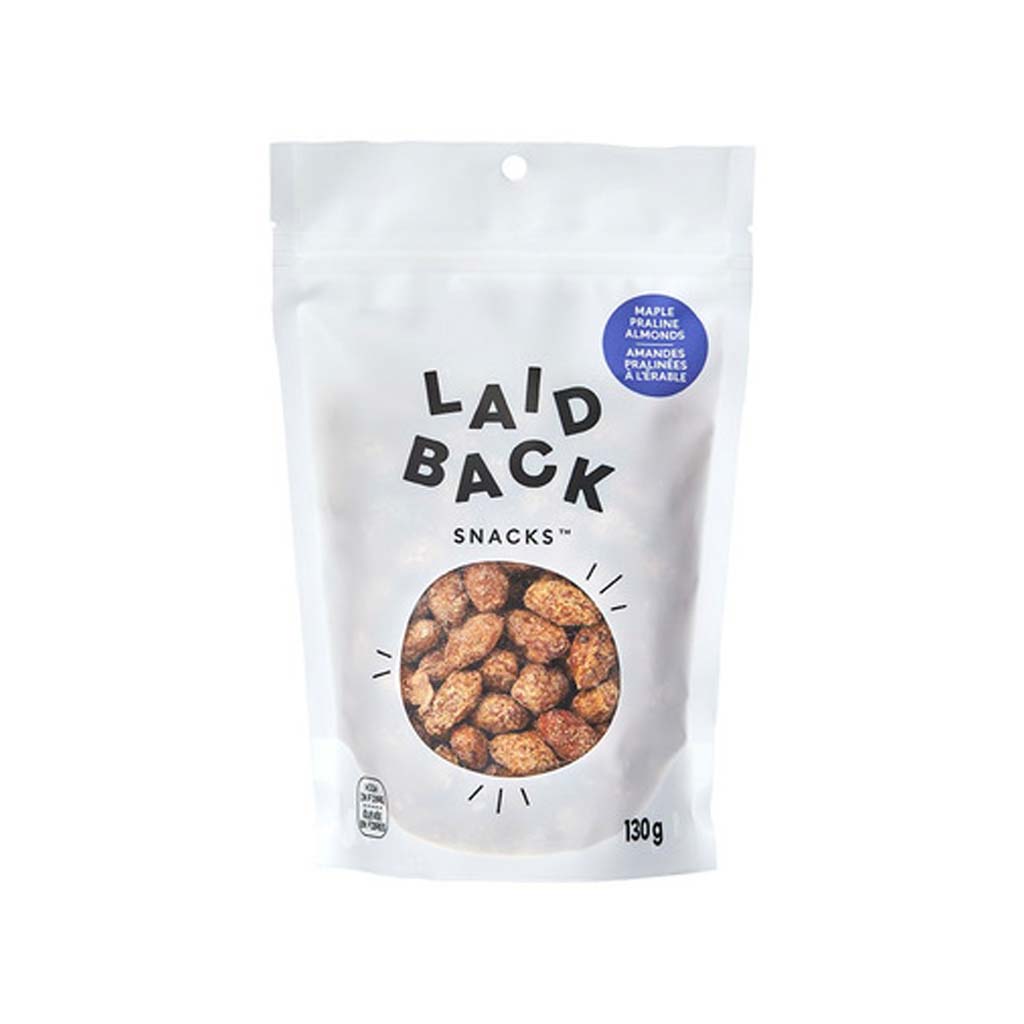 Laid Back Snacks Maple Praline Almonds (130 g)